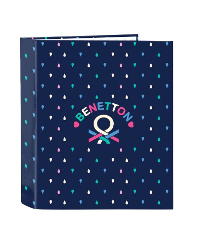 Ring binder Benetton Drop Multicolour A4 27 x 33 x 6 cm