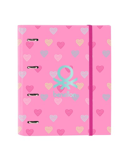 Rengaskansio Benetton Heart Pinkki 27 x 32 x 3.5 cm
