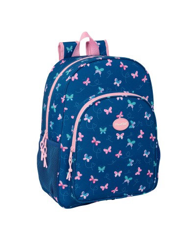 Schulrucksack BlackFit8 Mariposas Bunt 33 x 42 x 14 cm