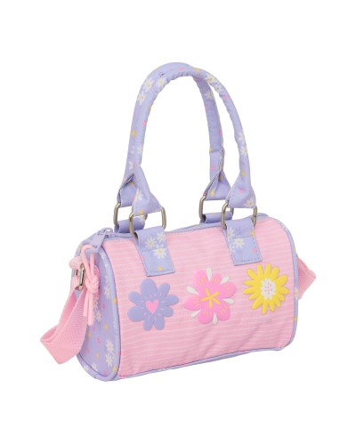 Shoulder Bag Safta Bouquet Pink Lilac