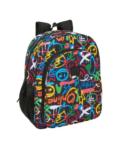 Mochila Escolar Safta Colors 32 x 38 x 12 cm