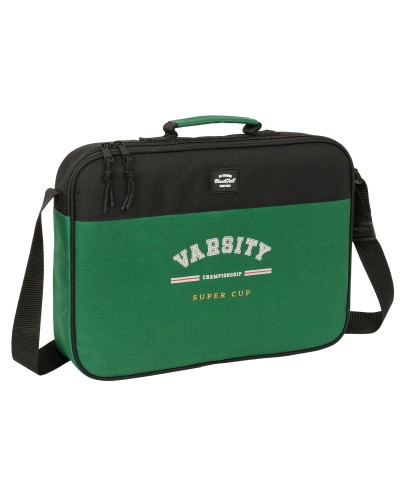 Skolryggsäck BlackFit8 Varsity Svart Grön 38 x 28 x 6 cm