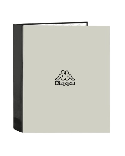 Ring binder Kappa Grey Black Grey A4 27 x 33 x 6 cm