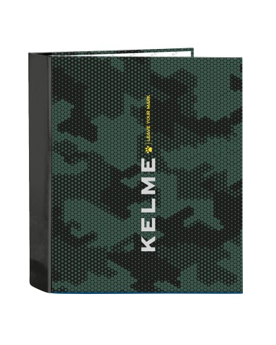 Ring binder Kelme Camo Black Green A4 27 x 33 x 6 cm