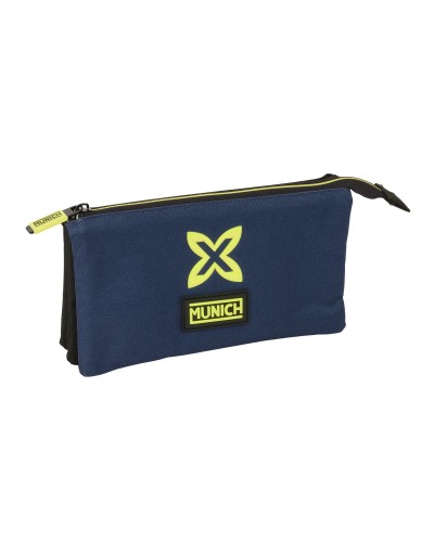 Cartable Munich Track Bleu Noir 22 x 12 x 3 cm