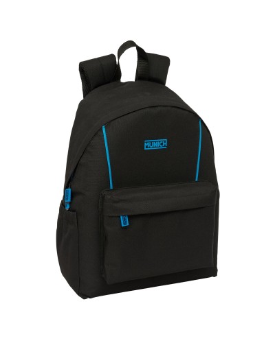 Cartable Munich Road Bleu Noir 31 x 43 x 13 cm