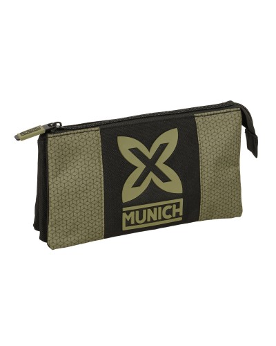 School Bag Munich West Black Green 22 x 12 x 3 cm