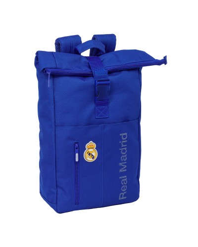 Schulrucksack Real Madrid C.F. Blau 28 x 42 x 13 cm