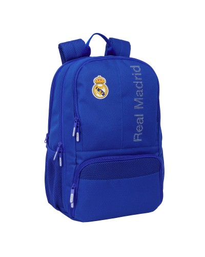 Schoolrugzak Real Madrid C.F. Blauw 30 x 42 x 17 cm
