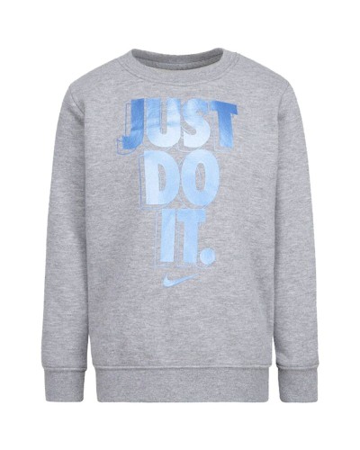 Sweat-shirt sans capuche fille Nike Gifting Gris clair