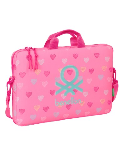 Laptoptasche Benetton Heart Rosa 40 x 27 x 4 cm