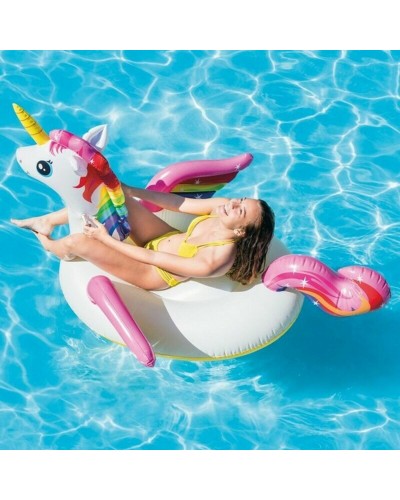 Colchoneta Hinchable Unicornio Intex Siva _228799 198 x 140 x 97 cm