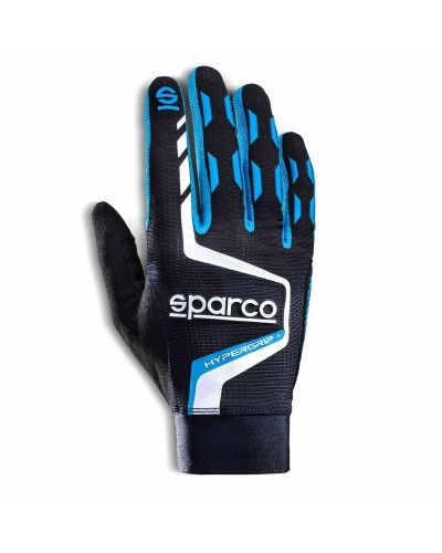 Handschuhe Sparco HYPERGRIP+ Schwarz/Blau 11