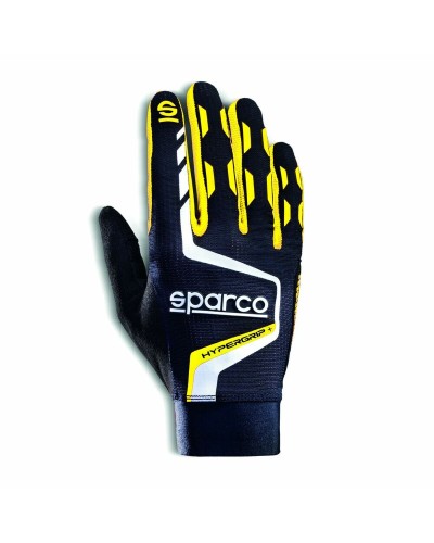 Handskar Sparco HYPERGRIP+ Gul/Svart 11