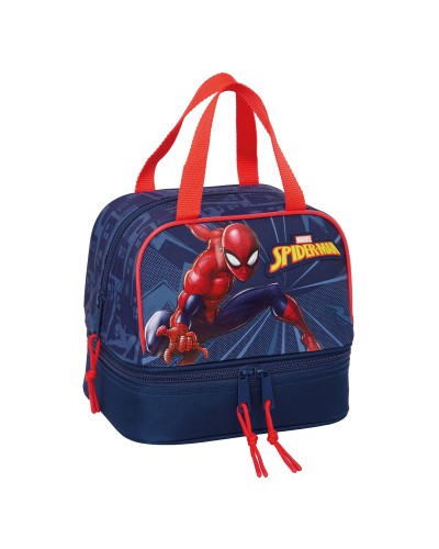 Thermische Snacktas Spider-Man Blauw 20 x 20 x 15 cm