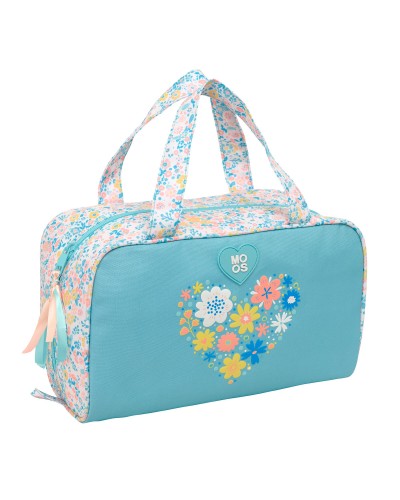 Necessaire da Viaggio Moos Fiori Multicolore 31 x 14 x 19 cm
