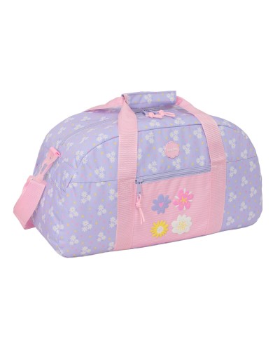 Borsa da Palestra Safta Bouquet Rosa Lilla 50 x 26 x 20 cm