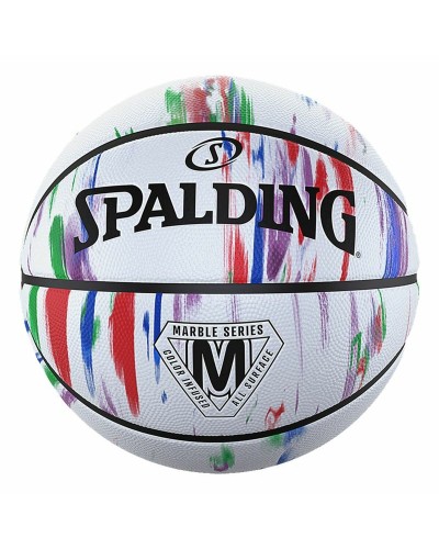 Basketboll Spalding  Spalding Marble Series Vit 5