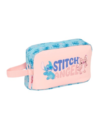 Portameriendas Térmico Lilo & Stitch Ohana Azul Rosa 21,5 x 12 x 6,5 cm