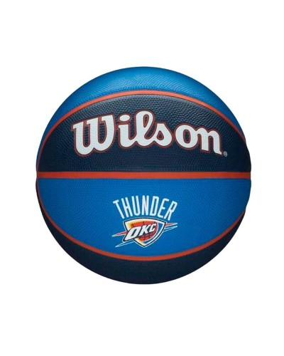 Ballon de basket Wilson  Nba Team Tribute Okc Bleu Caoutchouc (Taille 7)