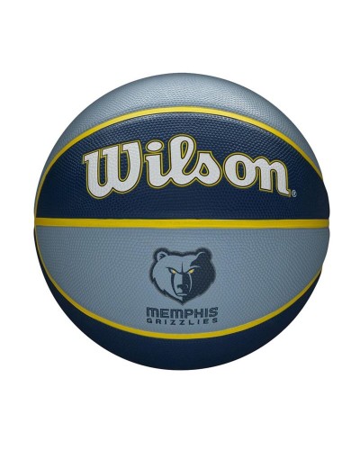 Ballon de basket Wilson Nba Team Tribute Memphis Bleu Caoutchouc