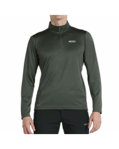 Heren-T-Shirt met Lange Mouwen +8000 Erro Donkergroen Olijf