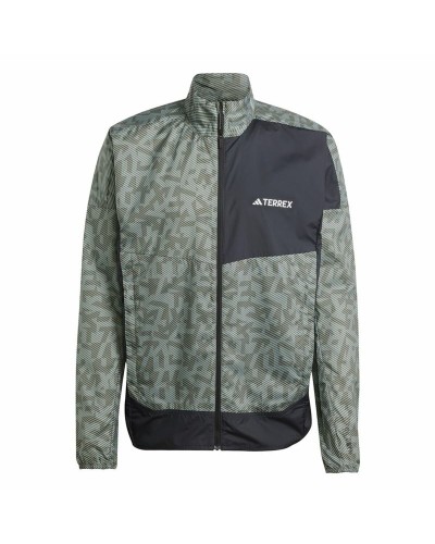 Tuulenpitävä Urheilutakki Adidas Terrex Harmaa