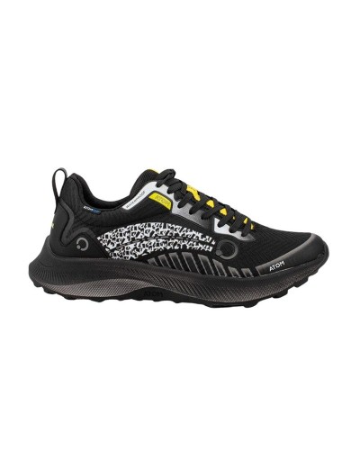 Heren trail hardloopschoenen (berglopen) Atom Terra High-Tex Zwart