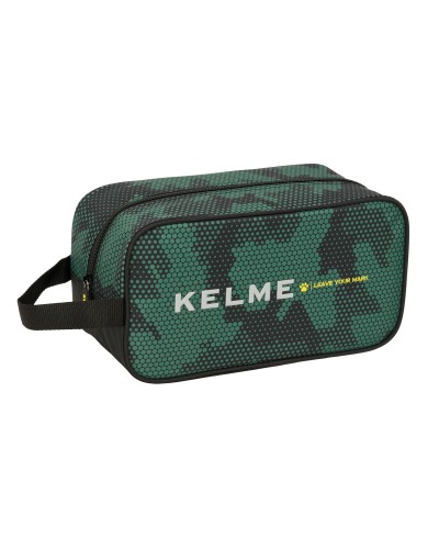 Scarpiera da Viaggio Kelme Camo Nero Verde 29 x 15 x 14 cm