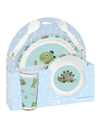 Ensemble Vaisselle pour Enfants Safta Dinos PVC