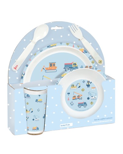 Children’s Dinner Set Safta Gruas PVC