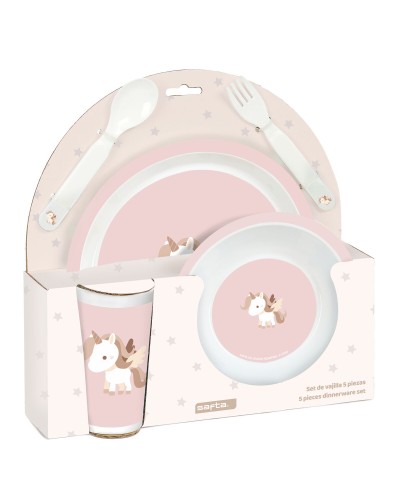 Vauvan ruokailusetti Safta Unicornio PVC
