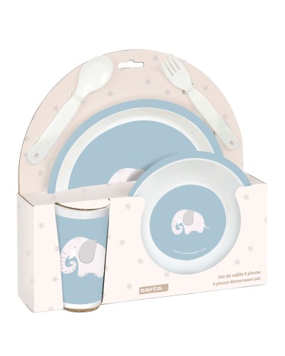 Kinderservies Safta Elefante PVC