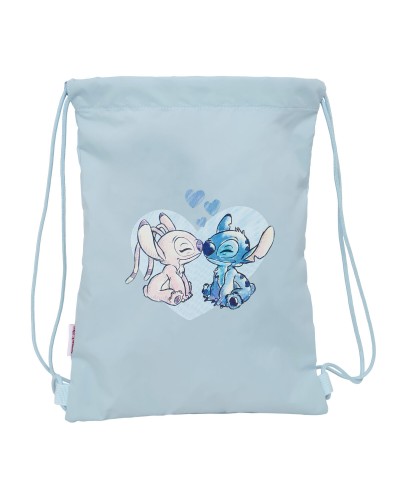 Sac à dos serré par des ficelles Lilo & Stitch Bleu 26 x 34 x 1 cm