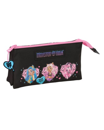Necessaire Monster High Nero 22 x 12 x 3 cm