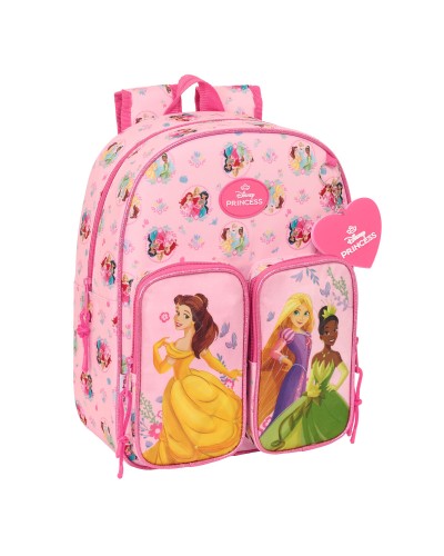Zaino Scuola Disney Princess Rosa 26 x 34 x 11 cm
