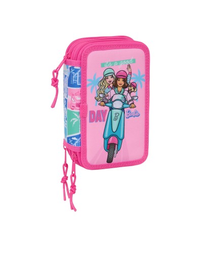 Portatodo Barbie Multicolor 12,5 x 19,5 x 5,5 cm 37 Piezas