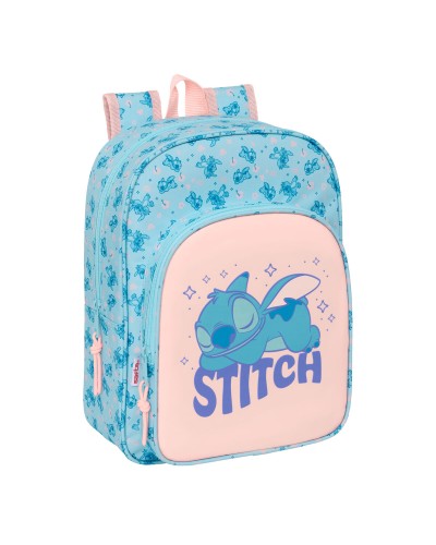 Zaino Scuola Lilo & Stitch Ohana Azzurro Chiaro Rosa chiaro 26 x 34 x 11 cm