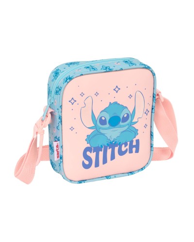 Schoudertas Lilo & Stitch Ohana Blauw 16 x 18 x 4 cm
