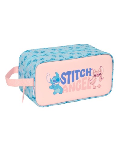 Necessaire Lilo & Stitch Ohana Azzurro Chiaro Rosa chiaro 29 x 15 x 14 cm