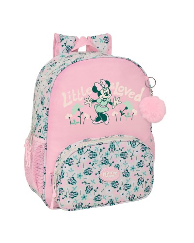 Mochila Escolar Minnie Mouse Minty Rosa 32 x 38 x 12 cm