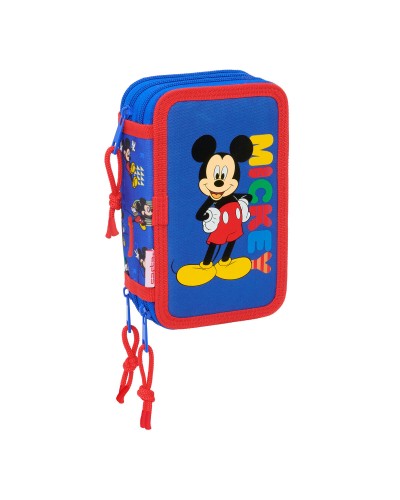 Necessaire Mickey Mouse Clubhouse Today Azzurro 12,5 x 19,5 x 5,5 cm 37 Pezzi