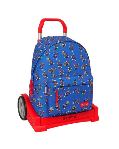 Mochila Escolar Mickey Mouse Clubhouse Today Azul