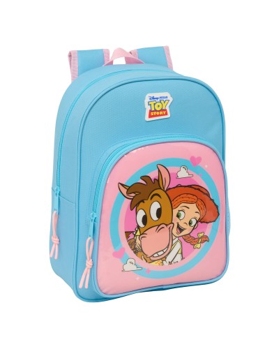 Mochila Escolar Toy Story Azul Rosa 26 x 34 x 11 cm