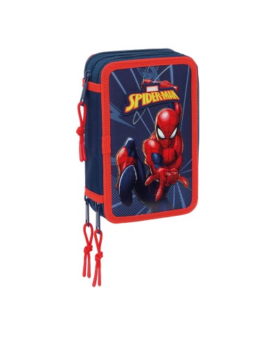 Bag Spider-Man Blå 12,5 x 19,5 x 5,5 cm 37 Delar
