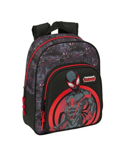 School Bag Spider-Man Black 27 x 33 x 10 cm