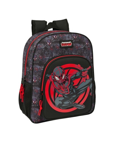 School Bag Spider-Man Black 32 x 38 x 12 cm