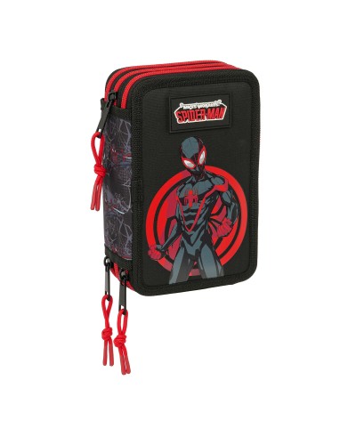 Holdall Spider-Man Black 12,5 x 19,5 x 5,5 cm 37 Pieces