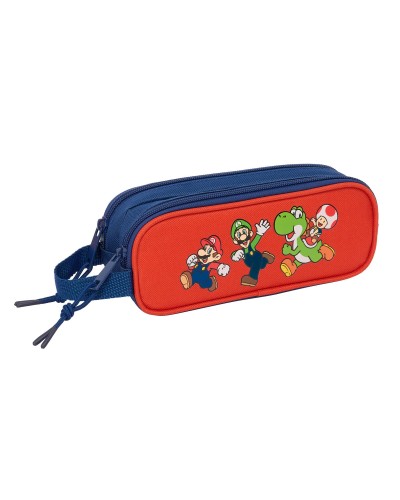 Fourre-tout Super Mario Mamma mia Rouge Blue marine 21 x 8 x 6 cm