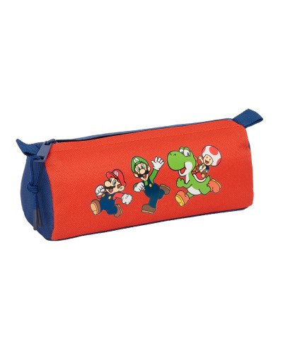 Fourre-tout Super Mario Mamma mia Rouge Blue marine 21 x 8 x 7 cm